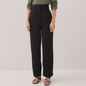 Love Bonito Morie black high rise trousers.